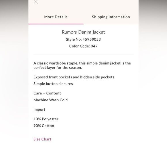 Free people rumors denim jacket - Picture 12 of 12